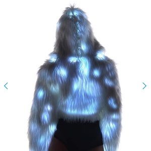 J. Valentine - Light up Cropped Rave Jacket